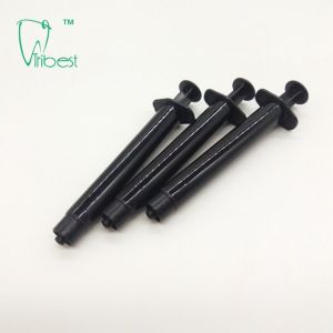 Black Dental 3ml Luer Lock Syringe Without Needle