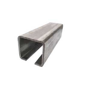 70x59 White Zinc Sliding Gate Floor Track Profile