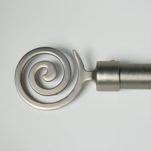 Polished Metal Heavy Duty Swing Arm 12 Inch Curtain Rods