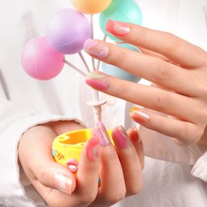 New design Semi-cured Gel Nail Sticker With Uv Lamp Gel Nail Wraps Gel Nail