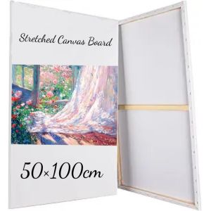 50x100cm Large Canvas Boards For Acrylic Pouring Oil Painting Dry & Wet Art