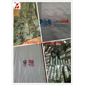 Quality printed logo, camouflage pe tarpaulin poly tarps for sale