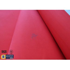 Fiberglass Fire Blanket 480GSM 0.43MM Red Acrylic Coated Fiberglass Cloth