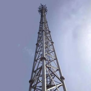 Quality Self Supporting Steel Lattice Telecom Antenna Tower 1.0kN/sqm Wind Load for sale