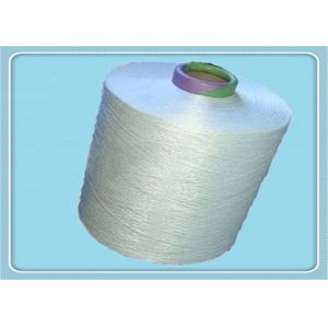 Bleached 100D/48F Recycled Polyester Yarn , Polyester Yarn Dty Breathable