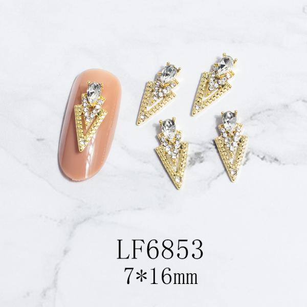 Multi Shapes Diamond Decorations Big Stones High Quality Shiny Crystal Nail Charms Flat back Rhinestones For Nail Art
