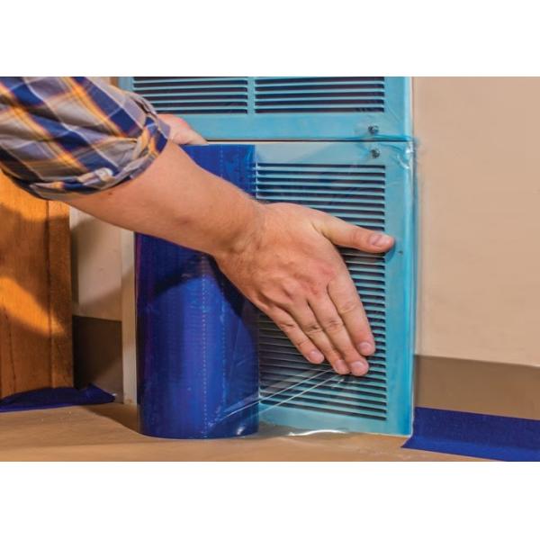 Buy Anti Scratch Self Adhesive Window Protection Film Clear Blue Polyethylene at wholesale prices