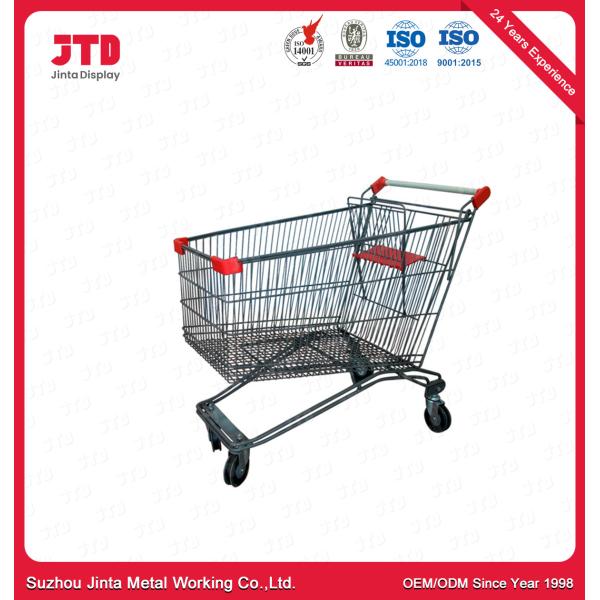 Buy 210 Liter Metal Shopping Trolley Zinc Galvanized ISO9001 at wholesale prices