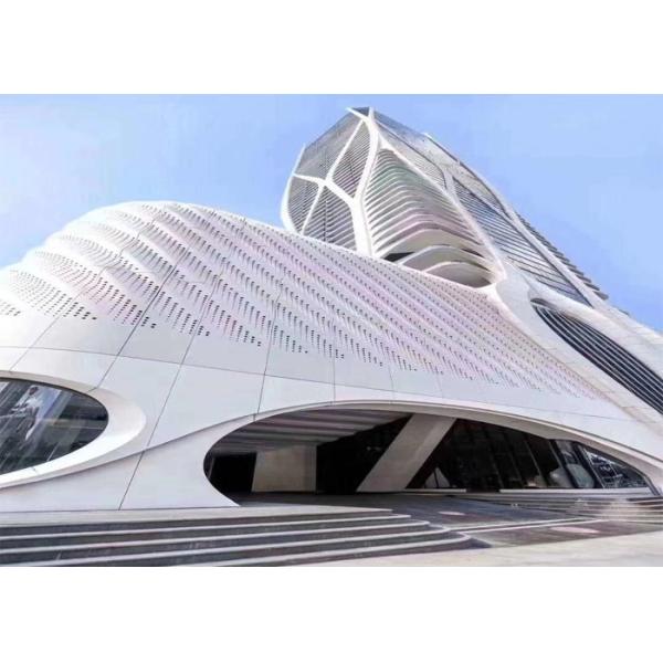 Buy PVDF 2mm  Aluminum Curtain Wall Perforated Sheets at wholesale prices