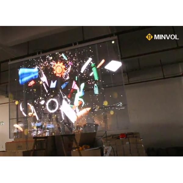 High Quality P3.9_7.8 Full Color High Stability Brightness Transparency Led Mesh