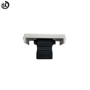 High definition HDTV straight peen module socket faceplate accessories