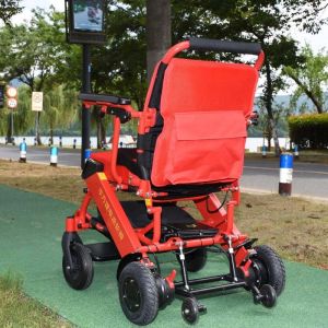 Elderly Aluminum Alloy 30KM ISO13485 Light Electric Wheelchair