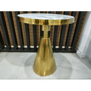 Quality Casual Stainless Steel Marble Coffee Table for sale