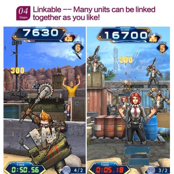 Bullseye Crack Shot Shooting Arcade Machine For 2 Players Family Amusement