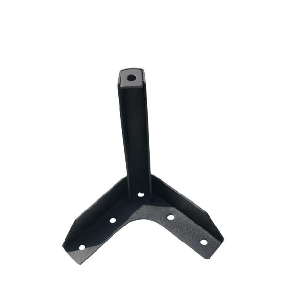 Iron Finishing Metal Sofa Legs Black Color Modern And Smooth Design