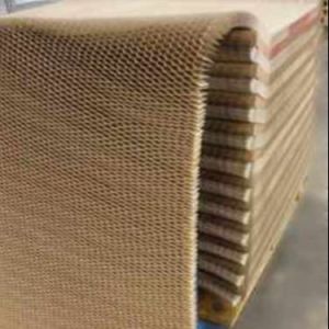 Strip Unfolded Continuous Kraft Paper Honeycomb 600x2000mm 25mm Cell Szie