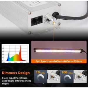 LED Grow Light Quantum Board with 2x2FT Bloom Coverage 100w Full Spectrum LED