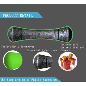 Colorful 0.5kg - 5kg Neoprene exerciser fitness matte surface bone weight