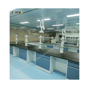 Functionality Customized All Steel Lab Bench With Drawers Cabinets / Shelving