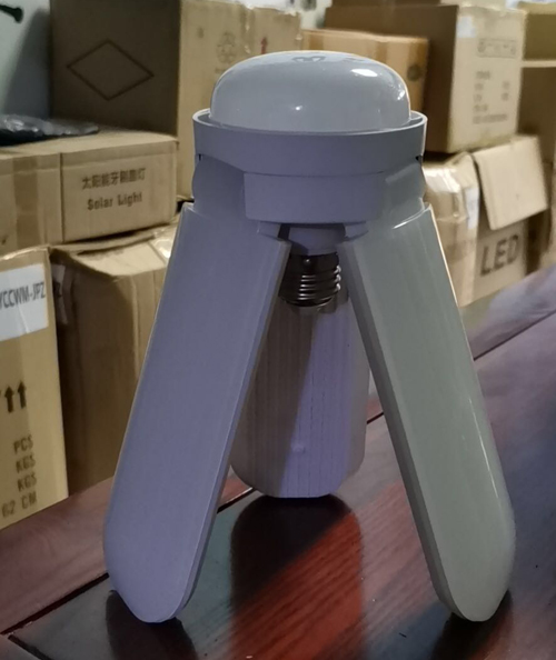 Fan Blade CRI 80 AC85v 45w LED Bulb Lights For Warehouse