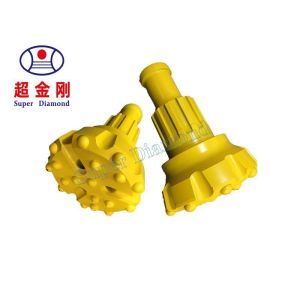 T51 Thread Carbide Rock Quarrying Drilling Tools 127mm Button Bits Made of Alloy
