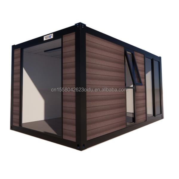 20ft Modern Design Prefabricated Wooden House Steel Material Tiny Container