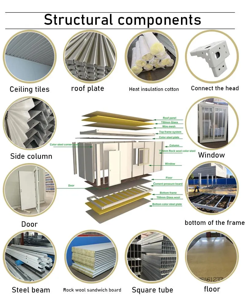 20FT Storage Prefabricated Luxury Flat Pack Container House