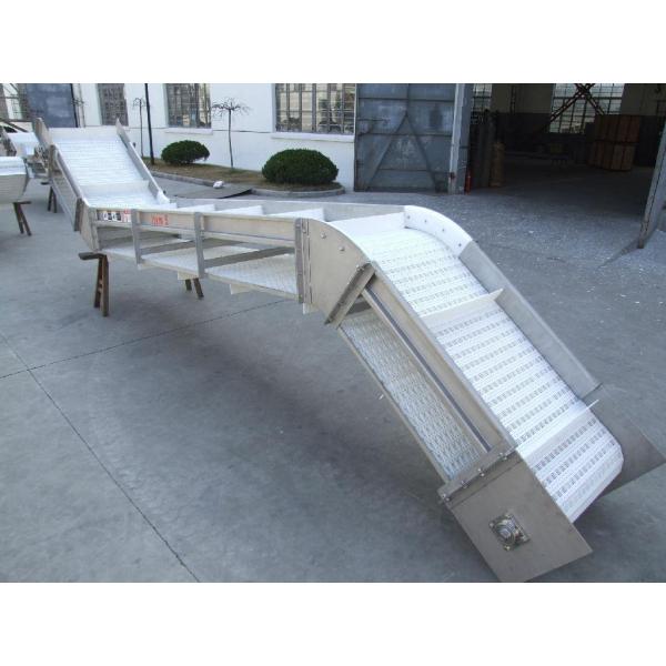 Hot Selling Plastic Mesh Belt Lifting Conveyor Food Transportation