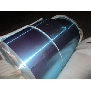 China Air Conditioner Epoxy / Hydrophilic Coated Aluminium Fin Strip With Blue , Golden on sale
