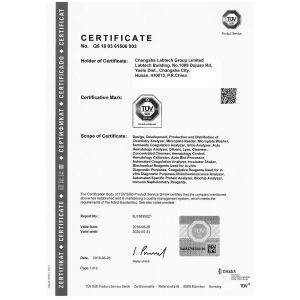 Changsha Labtech Group Limited. Certifications