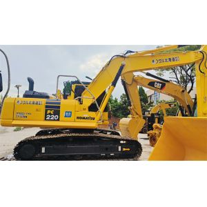 China Used 20 tons high quality Komatsu PC220 excavator with SAA6D107E-1 engine for sale on sale