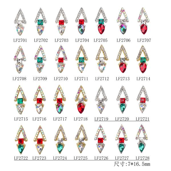 Multi Shapes Diamond Decorations Big Stones High Quality Shiny Crystal Nail Charms Flat back Rhinestones For Nail Art