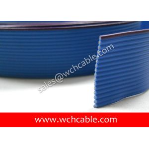 Quality Halogen Free XLPE Flat Ribbon Cable UL4478 #24AWG 10Pins 1.30mm Pitch VW-1 for sale