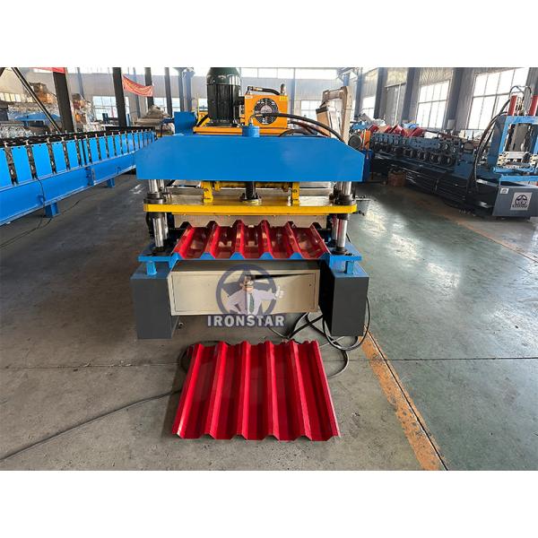 980 Trapezoidal roofing sheet roll forming machine for Brazil metal roof roll forming machine