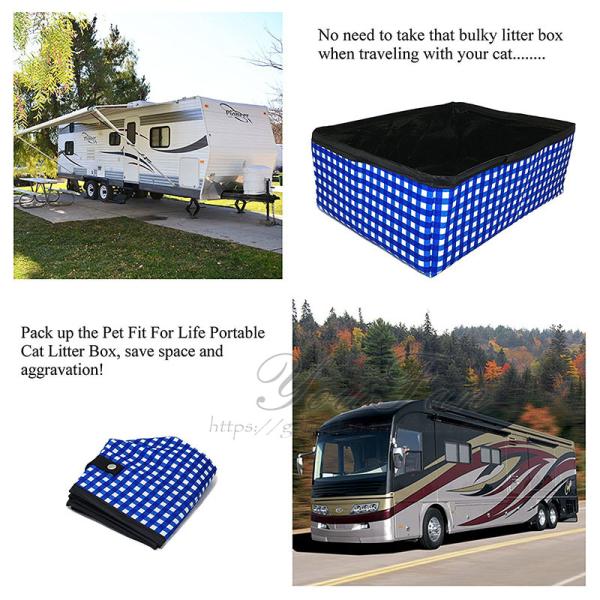 Premium Quality Collapsible Portable Litter Box