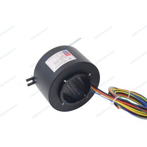 Quality IP65 Through Bore Slip Ring With Rotating Electrical Connector For Industry System for sale