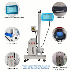 30W Fiber Laser Marking Machine Industrial For Print Nonmetal