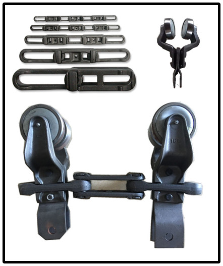 Buy 1.1KW 2.2KW Industrial Overhead Conveyor Chain For Powder Coating Line X348 at wholesale prices