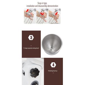 500w Stainless Steel Spiral Mixer Machine For Food Manufacturing