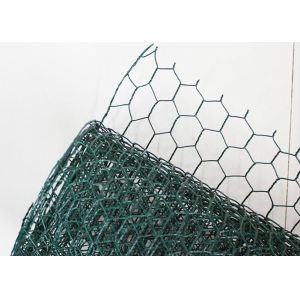PVC Coated Hexagonal Wire Mesh Netting 1.0mm Diameter 1.5m Width For Livestock