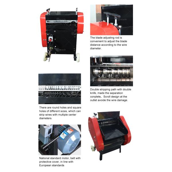 Stripping Wire Function at Lowest Cable Wire Stripper for Copper Wire Recycling Machine
