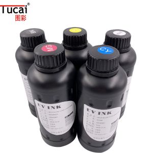 Quality No Plug UV Printer Ink Uv Non Toxic Ink For Epson DX5 DX7 Piezoelectric Print Head for sale