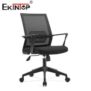 China Mid - Back Mesh Office Chair With Adjustable Height And Rotation on sale
