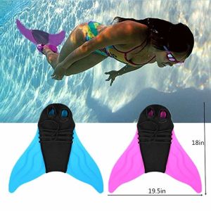 Diving Swimming Mermaid Monofin Lightweight Quick Release Strap Design
