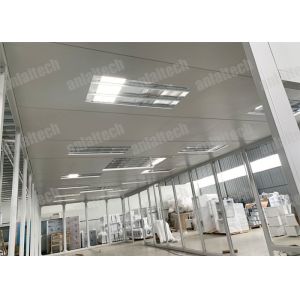 Class 10000 Modular Cleanroom Booth FFU Generating Winds 100K