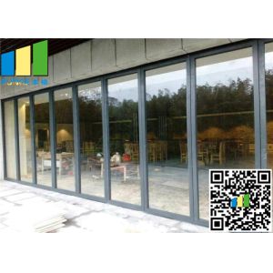 Folding Interior Demountable Glass Door Partition