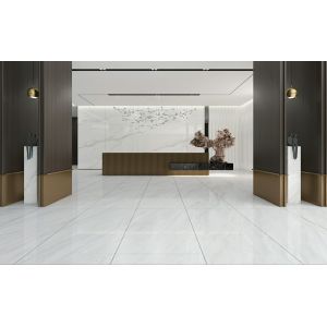 900x1800mm Grey Polished Glazed Porcelain Tile 0.5% W.A