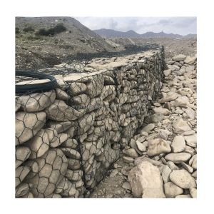 China Galvanized PVC Coated Gabion Cage Box Wire Mesh for Retaining Wall and Wall Protection on sale