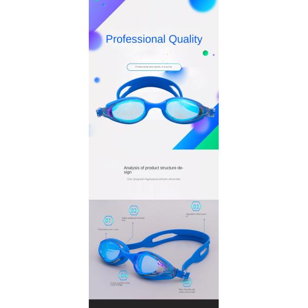Premium Anti - Fog Swimming Goggles with UV Shield