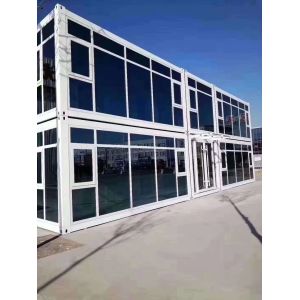 Extendable 3mm Modern Prefabricated Homes With Plastic Steel Window